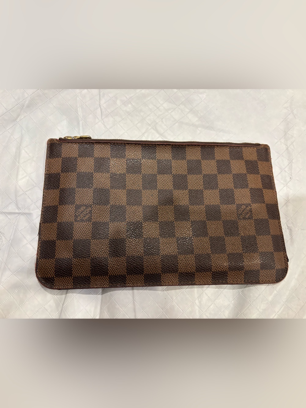 Louis Vuitton Damier Ebene Neverfull Pochette